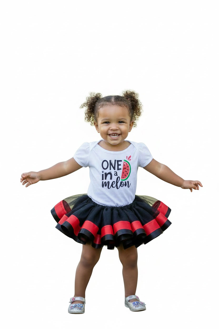 One in a Melon Tutu Outfit