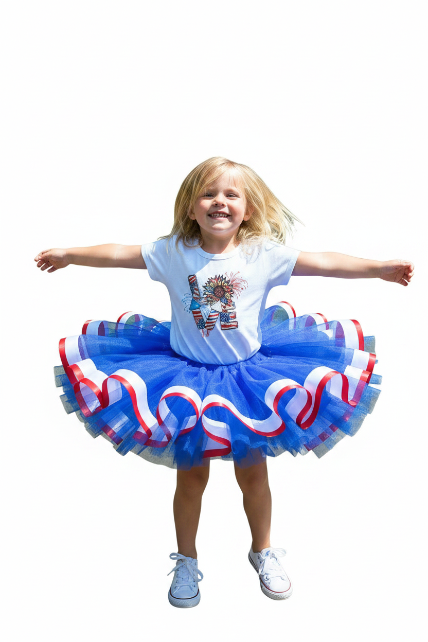 Love 4th of July Tutu Outfit