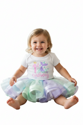 Mermaid First Birthday Tutu