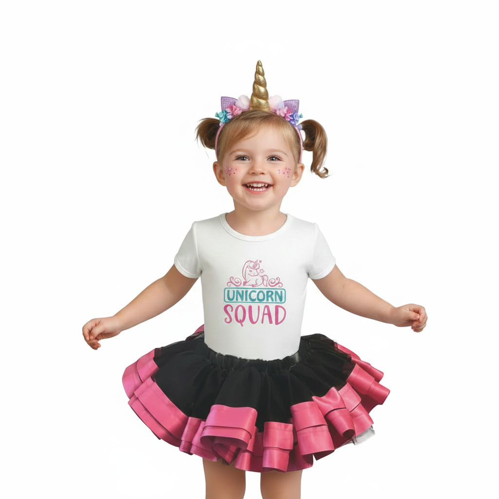 Unicorn Squad Birthday Tutu Outfit